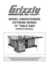 Grizzly G0605X Owner's manual