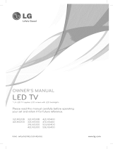 LG 32LN520B Owner's manual