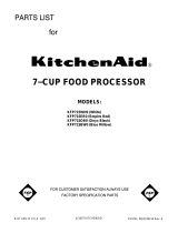 KitchenAid KFP715WH0 User manual