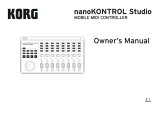 Korg nanoKONTROL Studio Owner's manual