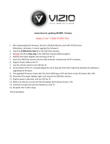 Vizio M190MV Firmware Update Instructions