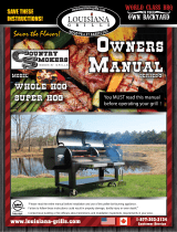 Louisiana Grills CSSuperHogUS Owner's manual