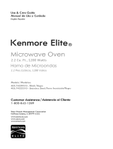 Kenmore Elite 405.72129310 Owner's manual