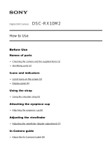 Sony DSC-RX10M2 User manual