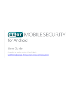 ESET Mobile Security for Android User guide