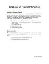 Acroprint timeQplus Firewall Owner's manual
