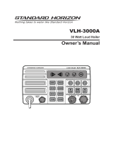 Standard Horizon VLH-3000A Owner's manual