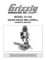 Grizzly G1126 Owner's manual