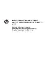 HP Pavilion 12-b000 x2 Detachable PC User guide