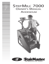 Stairmaster 7000PT StepMill Owner's manual