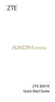 ZTE B Axon Mini Premium Edition User manual