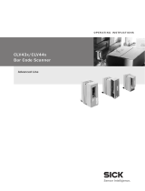 SICK CLV43x/CLV44x Bar Code Scanner Operating instructions