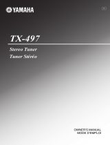 Yamaha TX-497 Owner's manual