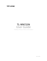 TP-LINK TL-WN725N User manual