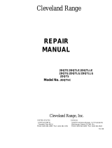 Cleveland Range 2DQTLG User manual