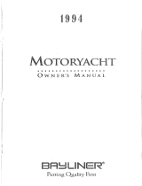 Bayliner 1994 Motoryacht Owner's manual