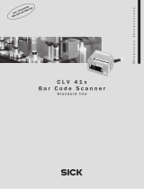 SICK CLV41x Bar Code Scanner Standard Line Operating instructions