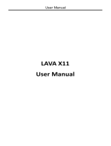 Lava X X11 User manual
