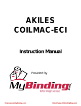 MyBinding Akiles CoilMac ECI User manual