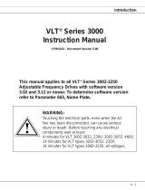 Danfoss VLT 3000 (Legacy Product) Operating instructions