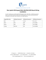 Nice Apollo 928 Solar Friendly Keypad Installation guide