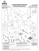 KidKraft Large Pastel Play Kitchen Assembly Instruction