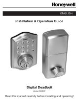 Honeywell Safes & Door Locks 8712009 Installation guide