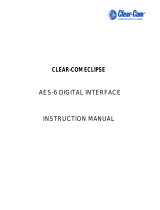 Clear-Com Eclipse HX AES-6 User guide