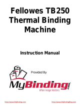 MyBinding Fellowes TB250 User manual