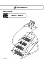 Stairmaster Gauntlet Owner's manual