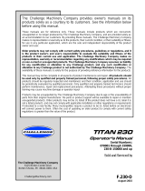 Challenge Titan 230, 230TC 2020 User manual