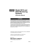 MSA 9010/9020 Controller Owner's manual