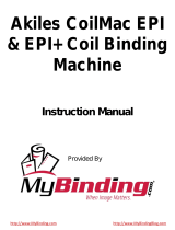 MyBinding Akiles CoilMac EPI+ User manual