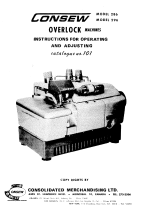 Consew 286 User manual