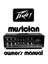 Peavey Musician Owner's manual