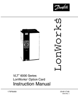 Danfoss VLT6000 Lonworks OptionCard Operating instructions