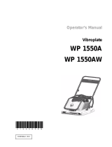Wacker Neuson WP1550AW User manual