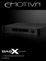 Emotiva BasX MC-700 User manual