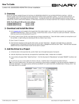 Binary B-520-MTRX-230-4x4 Installation guide