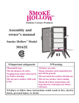 Smoke Hollow 30162E Owner's manual