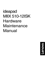 Lenovo IdeaPad Miix Series IdeaPad Miix 510-12ISK User manual