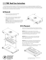 Mackie DC16 Road Case Operating instructions