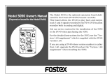Fostex 5040-50 Owner's manual