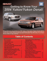 GMC 2004 Yukon User guide