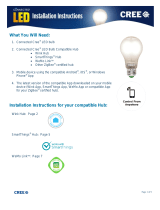 CREE Bulb BA19-08027OMF-12CE26-1C100 User manual