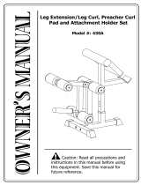Bodyworx C430AS User manual