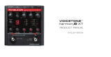 TC-Helicon Harmony GXT User manual