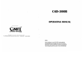 Cary Audio Design CAD-300B Owner's manual