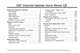 Chevrolet UPLANDER 2007 Owner's manual