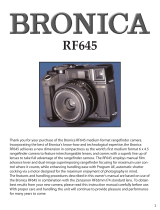 Bronica Rangefinder RF645 User manual